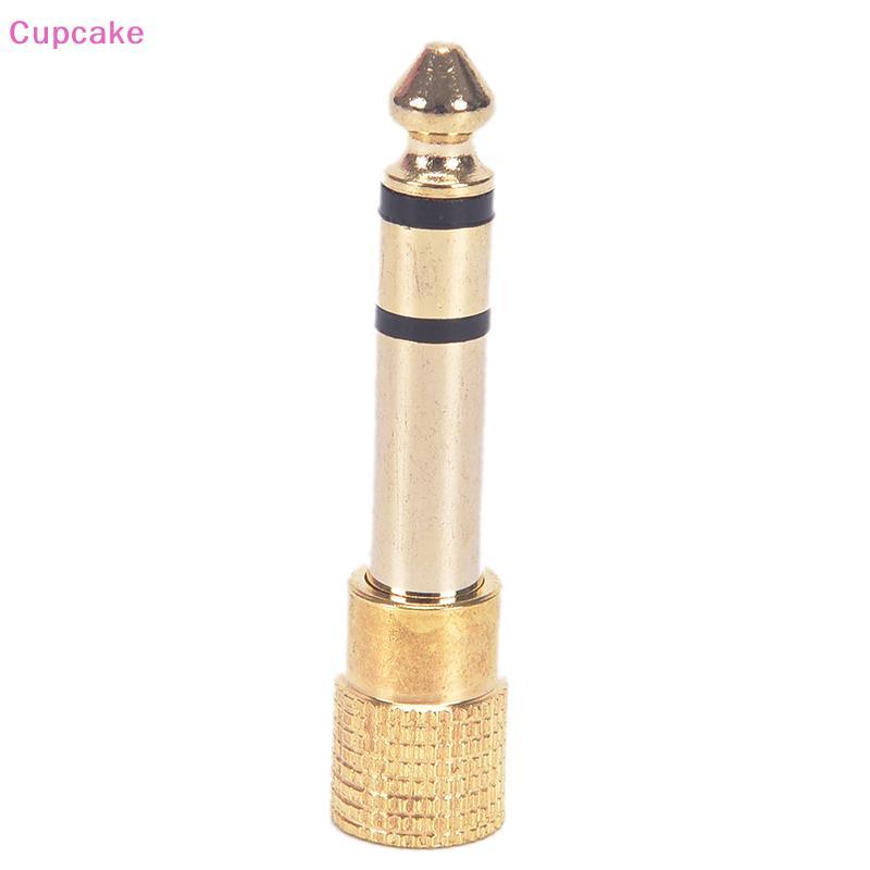 [CKE] 6.35 มม.JA ชายถึง 3.5 มม.Ja อะแดปเตอร์โลหะหญิง 6.3 มม. 1/4" Adaptor ERW