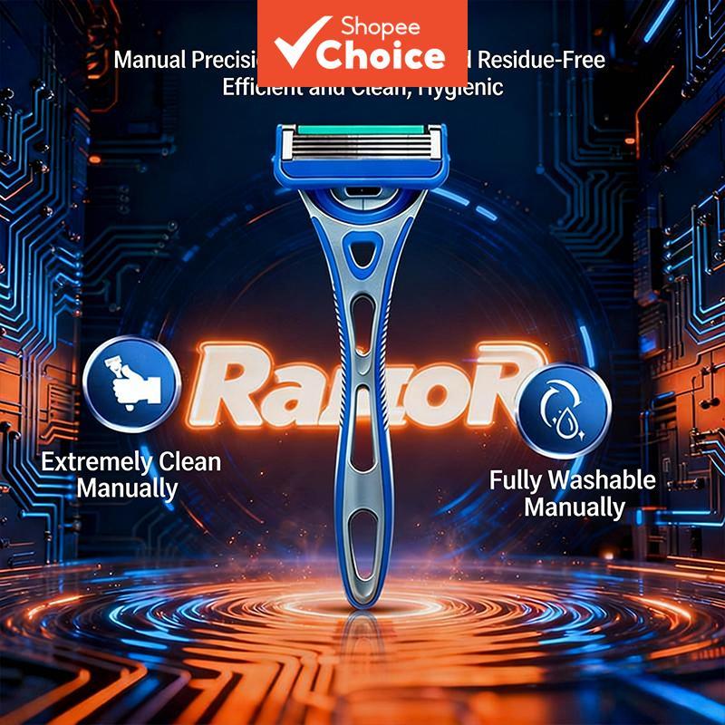 ใหม่ Yilong 5-Blade Safety Razor - Anti-Cut, โกนสบาย, นําเข้า​