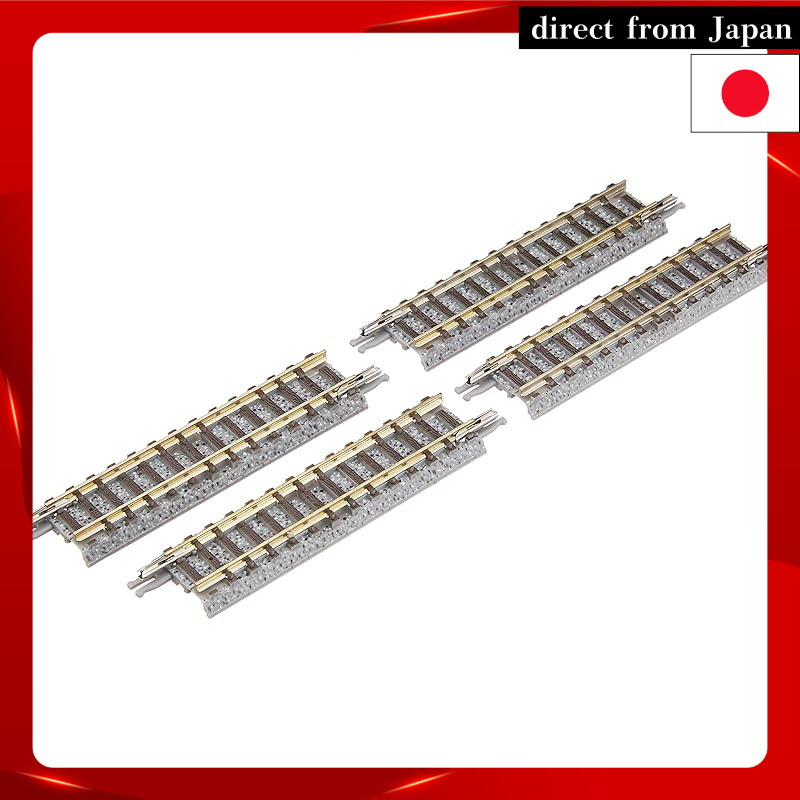 TOMYTEC TOMIX N Scale Straight Rail S70 F 4-Piece Set 1804 - Model Railway Accessories