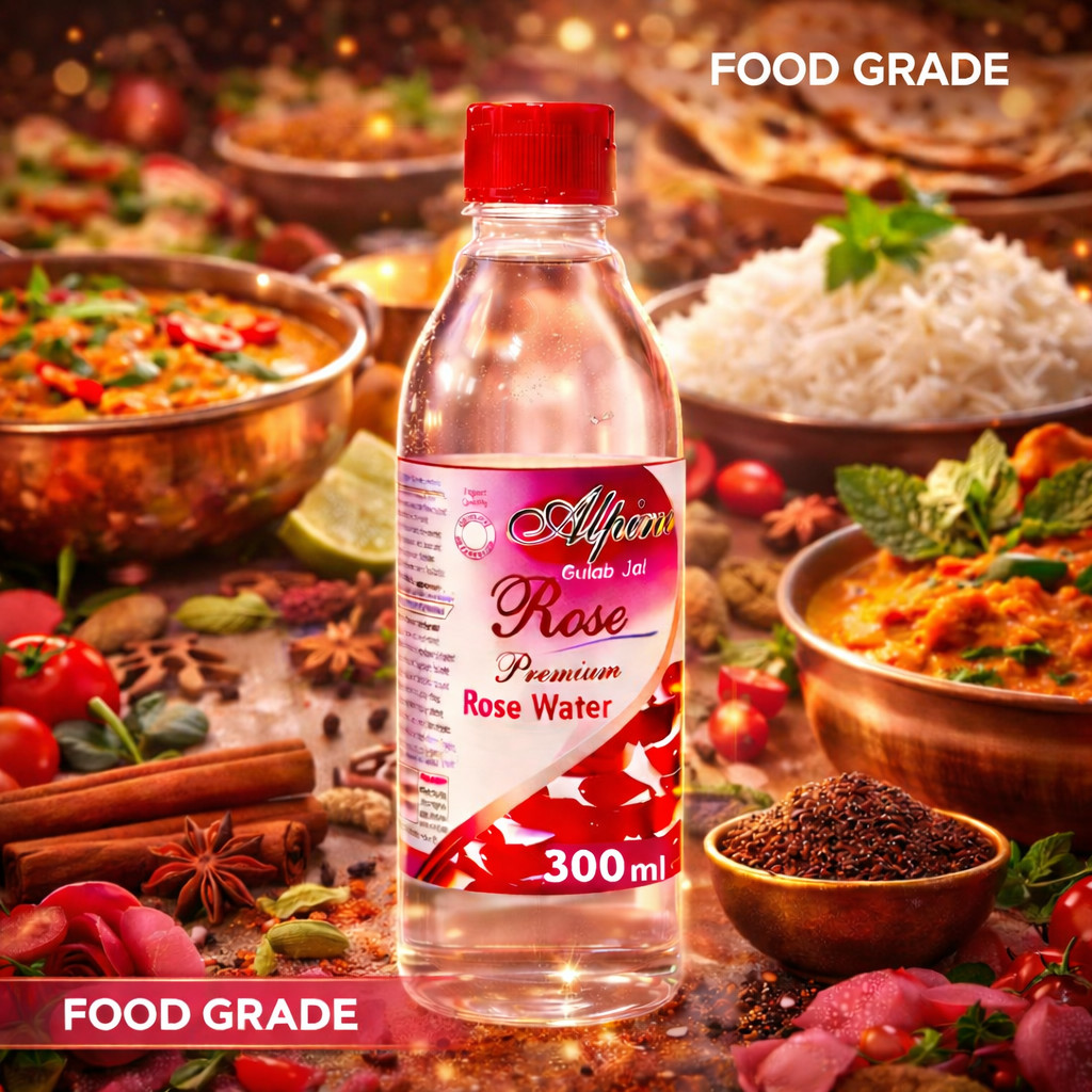 Alpine Rose Water (Gulabjal)300 ml อัลไพน์ น้ำกุหลาบ 300 มล.