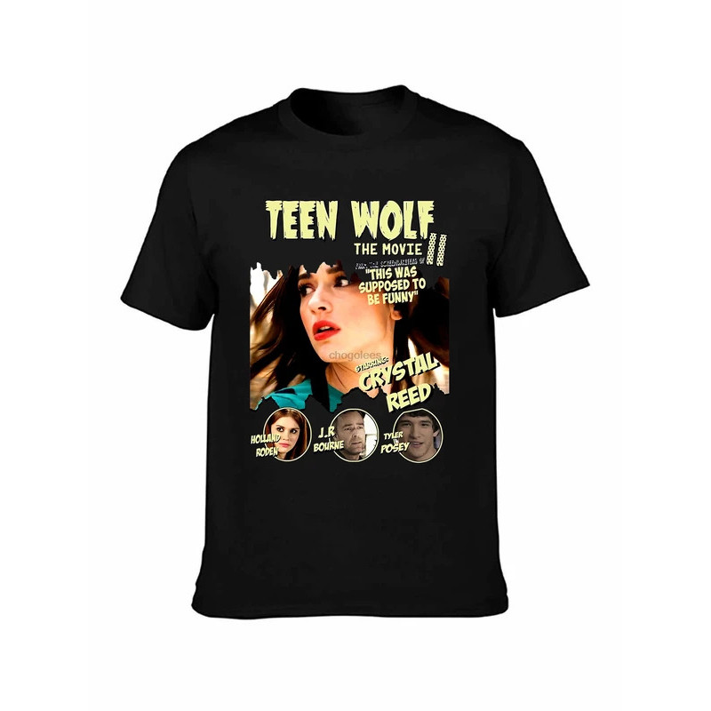 เสื้อยืดผู้ชาย Teen Wolf The Movie II ผ้าผสมสามชนิด เสื้อยืดผู้หญิง เสื้อยืดท็อป