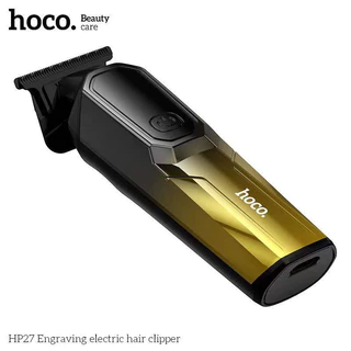 HOCO HP27 ปัตตาเลี่ยนไฟฟ้า ใบมีดสแตนเลส + เซรามิก หน้าจอ LED มอเตอร์แรง 7000 / 7500rpm ตัดไว เก็บทรงเนี๊ยบ hc6