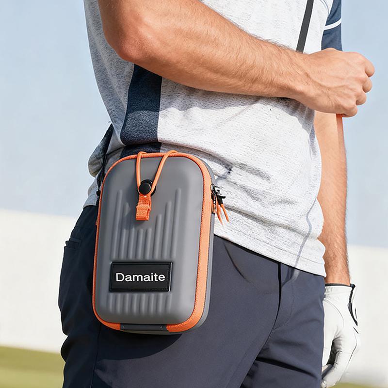 DRH Golf Bag Golf Rangefinder Organizer Portable Golf PU Laser Rangefinder Pouch Instrument Shoproof