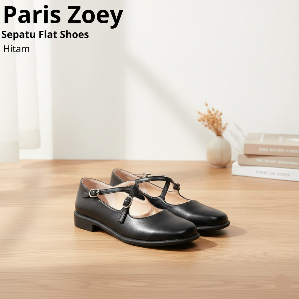 Paris Zoey รองเท้าส้นแบนผู้หญิง Elegant - รองเท้า Flora
