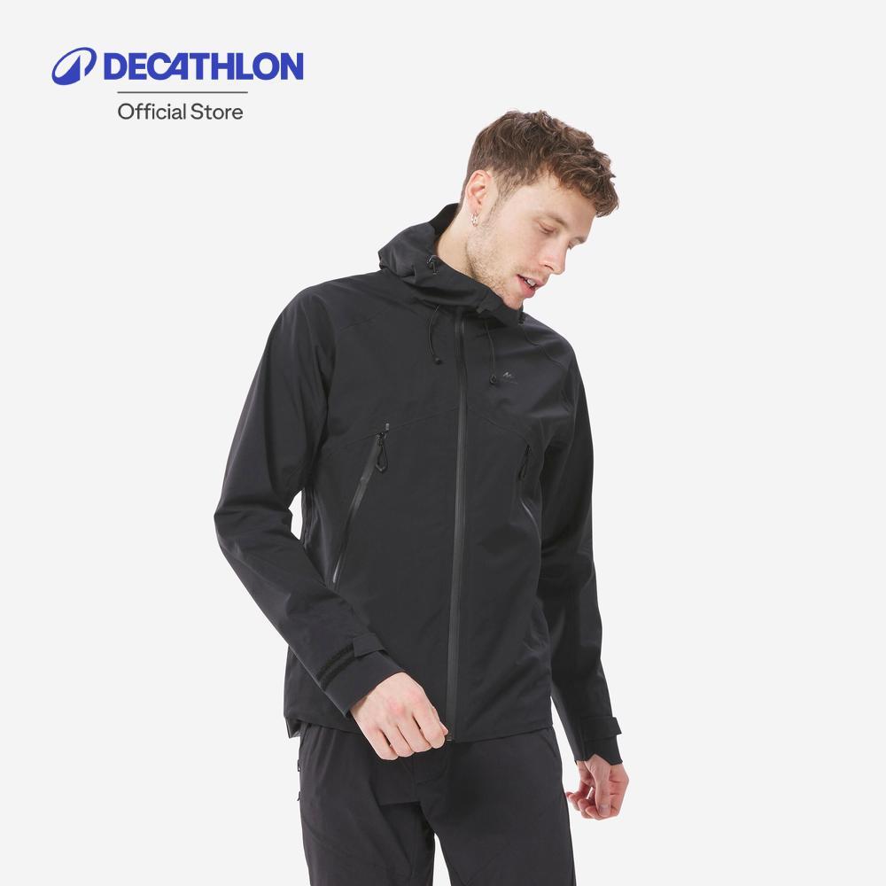Decathlon Men'S Hiking Lightweight Waterproof Jacket เสื้อแจ็คเก็ตผู้ชายเดินป่ากันน้ำ น้ำหนักเบา รุ่