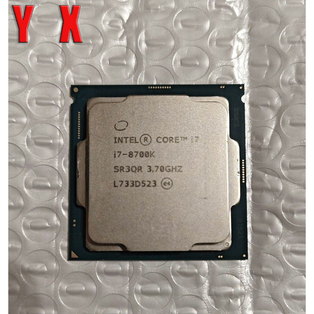 ใช้ 8Th Gen Core i7 8700K Six-Core LGA 1151 CPU โปรเซสเซอร์ SR3QR 3.7GHz 95W อัพเกรด Gaming CPU คอมพ