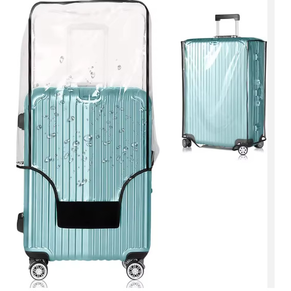 THICK TRANSPARENT LUGGAGE COVER - กันน้ํา - ANTI-SCRATCH - กันน้ํา - STYLISH / LUGGAGE COVER / CLEAR
