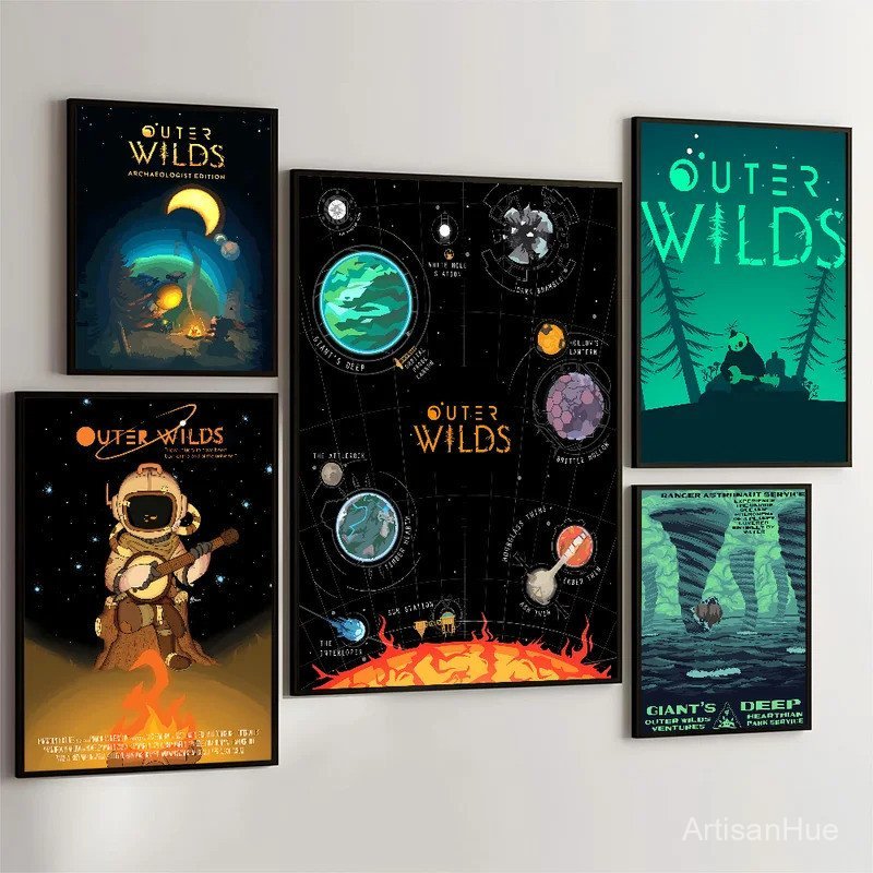 1PCด้านนอกWildsโปสเตอร์ภาพยนตร์Dorasi Kantoตกแต่งบ้านโปสเตอร์Retroกระดาษคราฟท์สติกเกอร์DIY Room Bar 