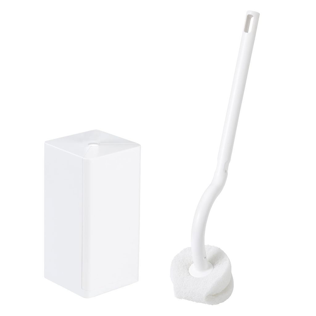 Lec Toilet Cleaner with Non-woven Fabric - Convenient Edge Placement for Draining and Backside Clean