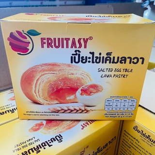 ขนมพาย / เปี๊ยะ Fruitsay 1 กล่องมี 12 ชิ้น {เปลี่ยนแพ๊คเกจ รสชาติเหมือนเดิม ผลิตโรงงานเดิม}