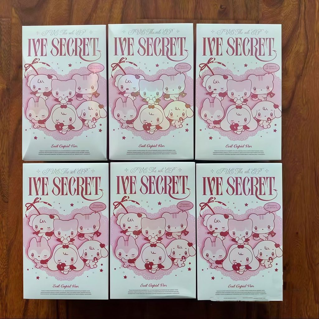 สาวเกาหลีเกาหลี Band ive Mini 4 ตุ๊กตาอัลบั้ม Ive Zhang Yuanying CHERRY ตุ๊กตา An Youzhen ตุ๊กตา ive