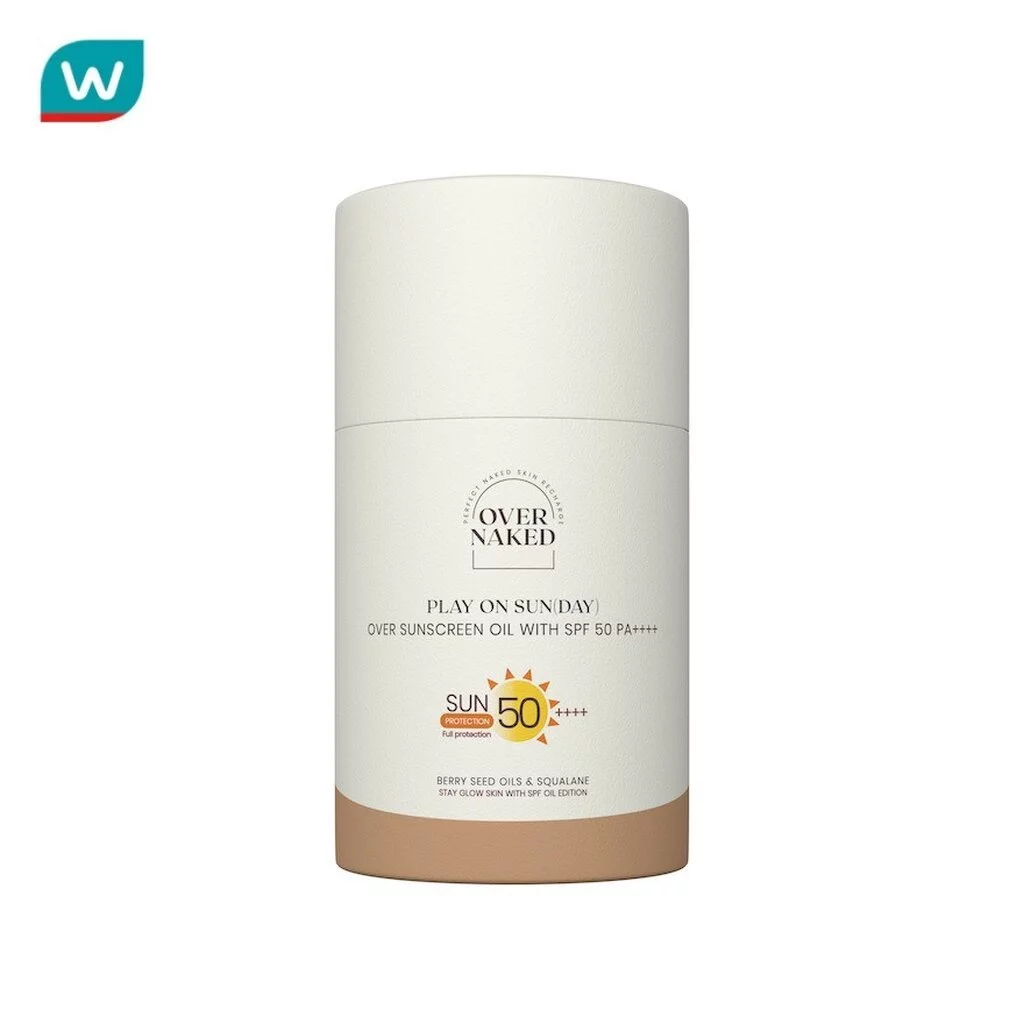 Overnaked โอเวอร์เนคิด โอเวอร์ ซันสกรีน ออยล์ ออยล์กันแดด SPF50 PA++++ 60 มล.