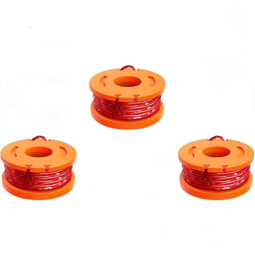 WA0010/WA6531 Spool เครื่องตัดหญ้าหัวตัดเปลี่ยน WORX เครื่องตัดหญ้า (3 ชิ้นแพ็ค) HIR7