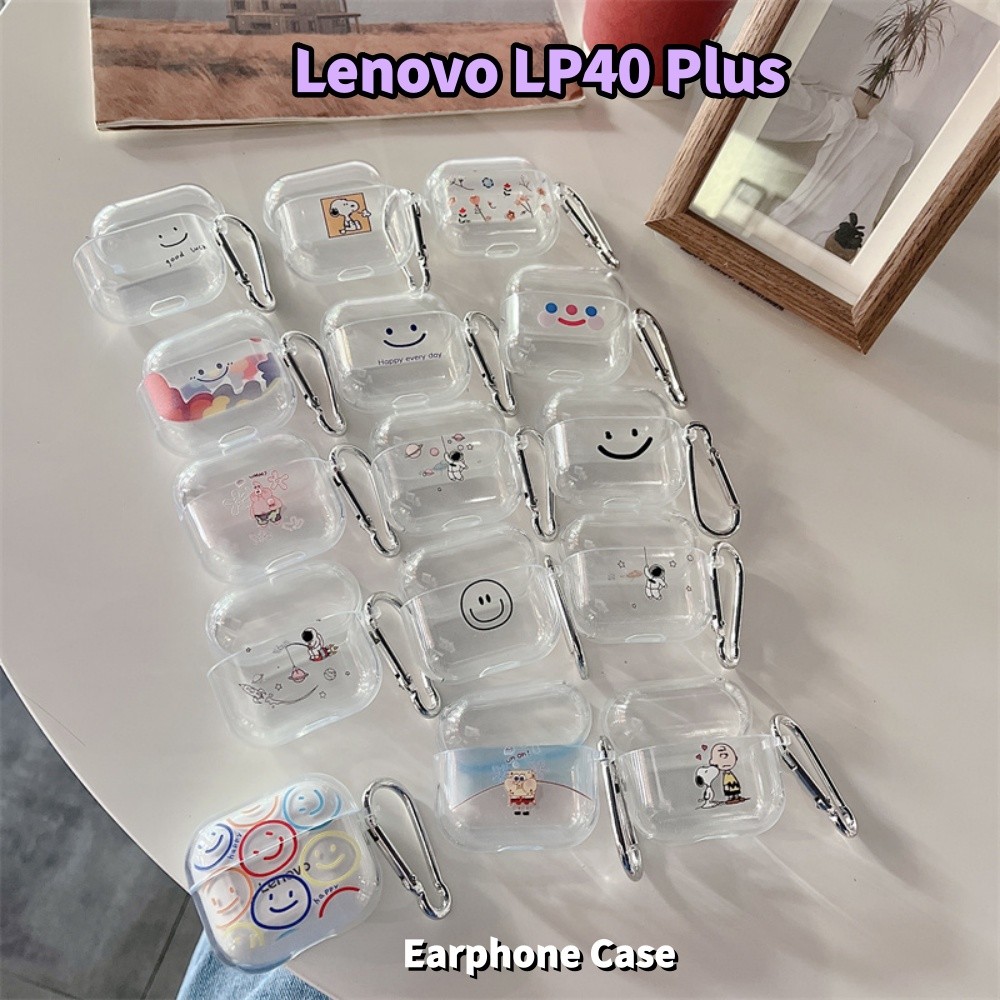 จัดส่งรวดเร็ว สําหรับ Lenovo LP40 Plus Case Casing Soft Silicone Headphone Case การ์ตูนที่น่าสนใจ