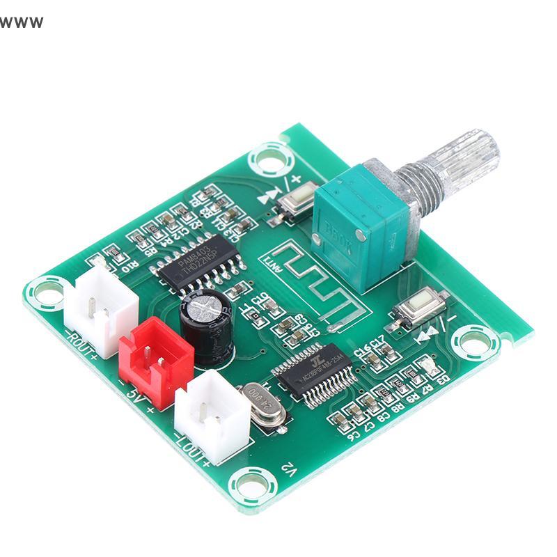 บอร์ดขยายกำลังเสียง5.0บลูทูธใสเป็นพิเศษ XH-A158 OOO Pam8403พลังงานเล็ก DIY ลำโพงไร้สายบอร์ด5W * 2 uu