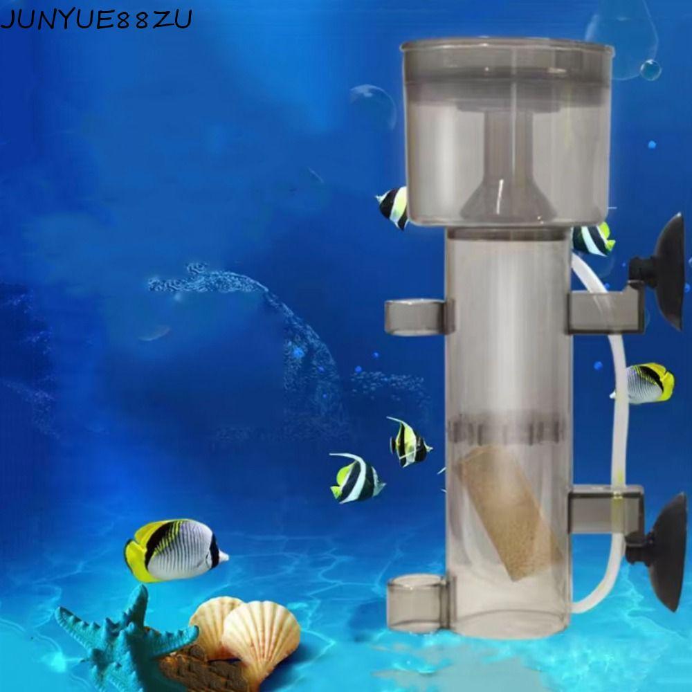 JUNYUE88ZU กรองนิวเมติก,ติดผนังไม้ Air Stone Aquarium โปรตีน Skimmer, Aquarium อุปกรณ์เสริมถ้วยดูดพล