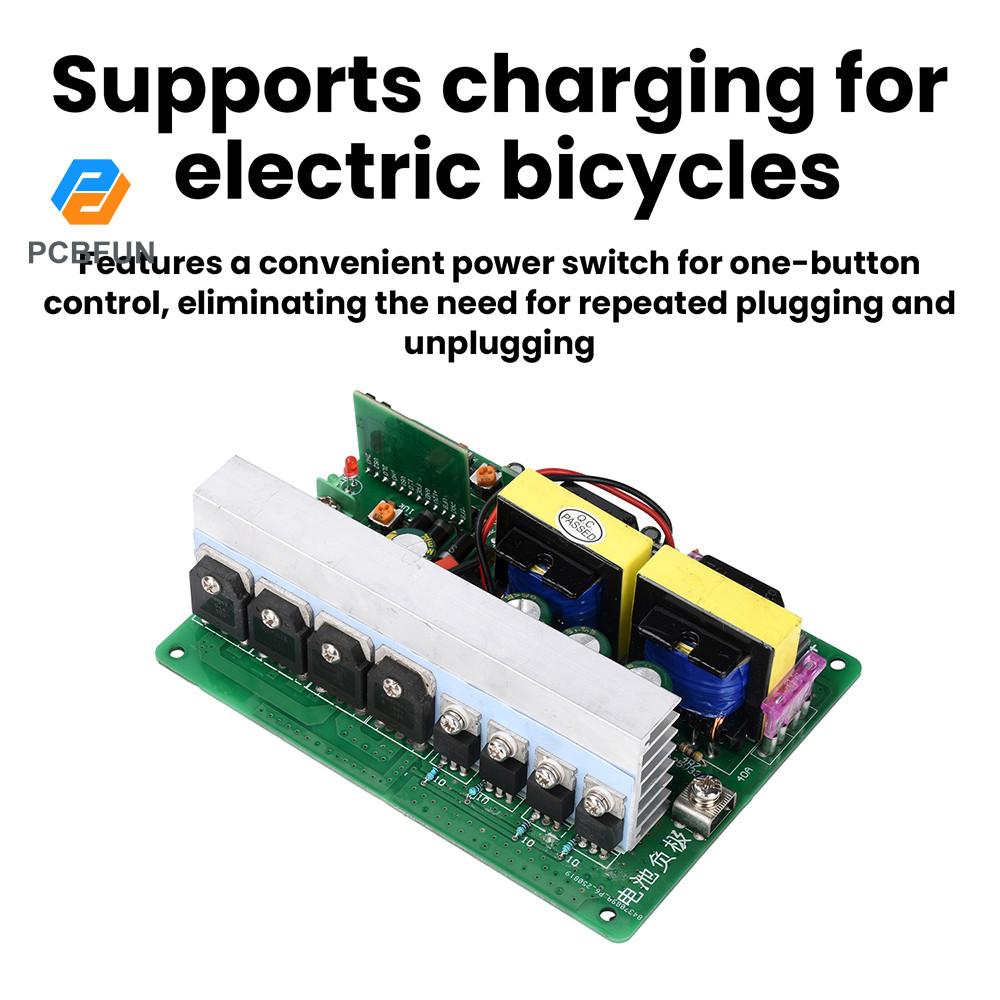 Pcbfun โมดูลสเต็ปอัพ DC-AC กําลังสูง 500W DC 12-14.5V to AC 220V โมดูลอินเวอร์เตอร์พร้อมสวิตช์และอินเทอร์เฟซพัดลม