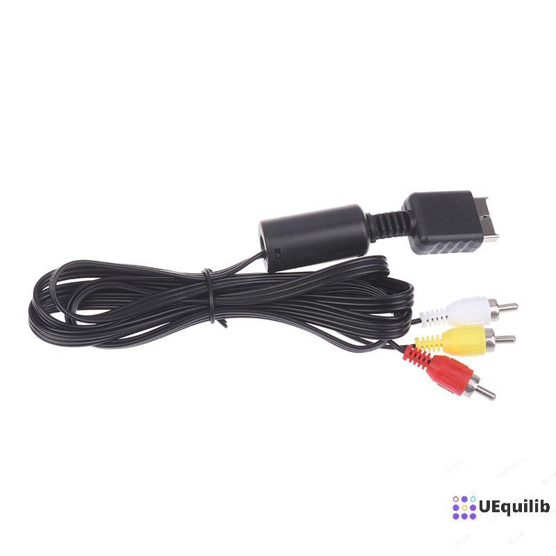 Uequilib 1/2/3 ชิ้นสาย AV สําหรับ PS3 PS2 PS1 คอนโซลวิดีโอขยายสายเครื่องเล่นเกมเป็น LCD Monitor TV R