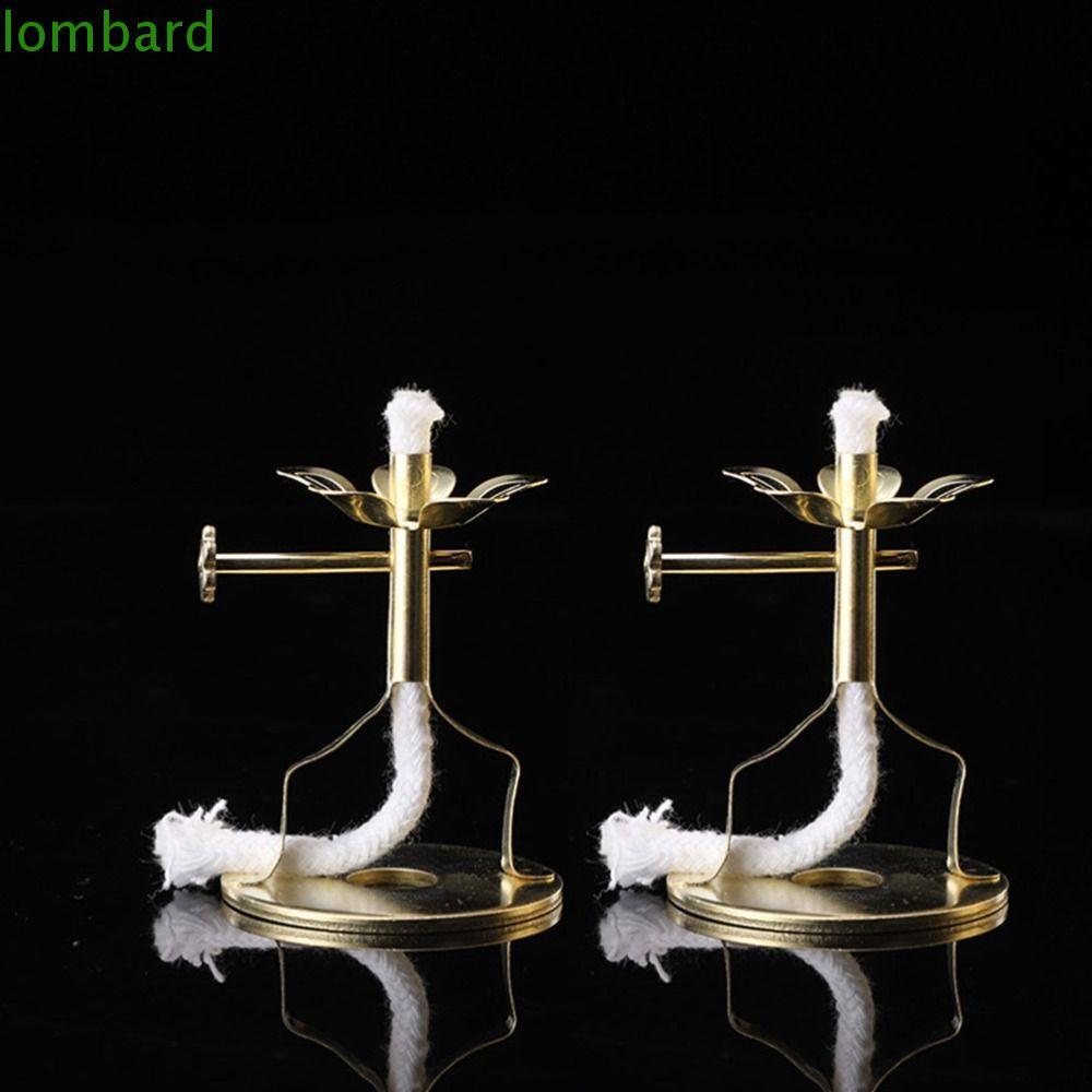 LOMBARD Wick Holder Fotang Stable With Wick Lamp Core Alloy Brass Wick Base
