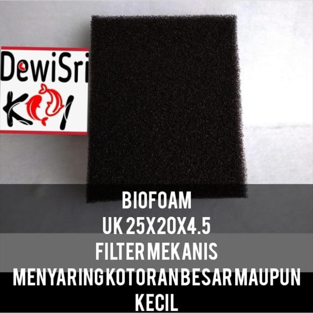 Biofoam Filter Media 25X20X5cm Mechanical Filter Media สําหรับบ่อปลา Koi และ Aquariums