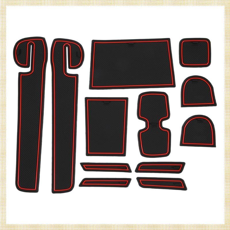 [1ejafnkblh.ph] Gate Groove Pad ประตูรถ Slot Mats คอนโซลที่วางแก้ว Coaster สําหรับรถยนต์ลื่นสําหรับ 