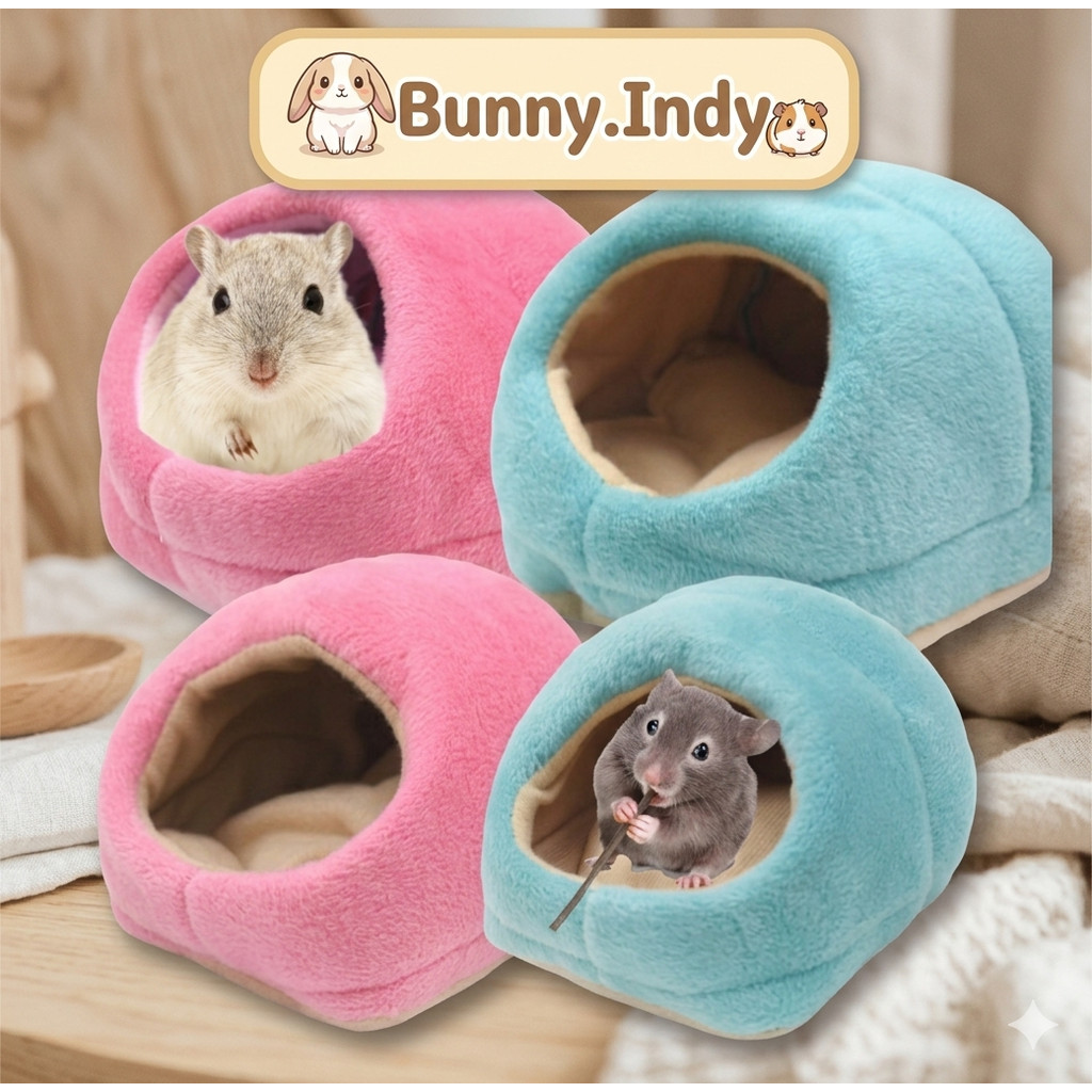 Bunny.indy ที่นอนสัตว์เลี้ยง ที่นอนสัตว์เล็ก บ้านหนูแฮมสเตอร์ ที่นอนแฮมสเตอร์ ที่นอนกระรอก ที่นอนหนู ที่นอนชูการ์