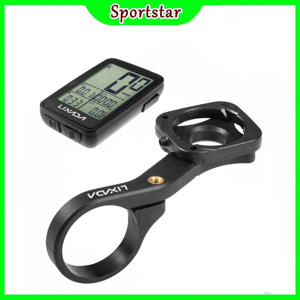 คอมพิวเตอร์จักรยานพร้อมเครื่องวัดความเร็วและระยะทาง ชาร์จUSBไร้สาย + ขาตั้ง