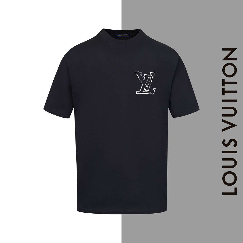 LO% UIS VU & ITTON/L @ V2026 Star คลาสสิกรอบคอแขนสั้นเสื้อยืดผู้ชายผู้หญิงสไตล์ใหม่เกลียวสบาย Breath