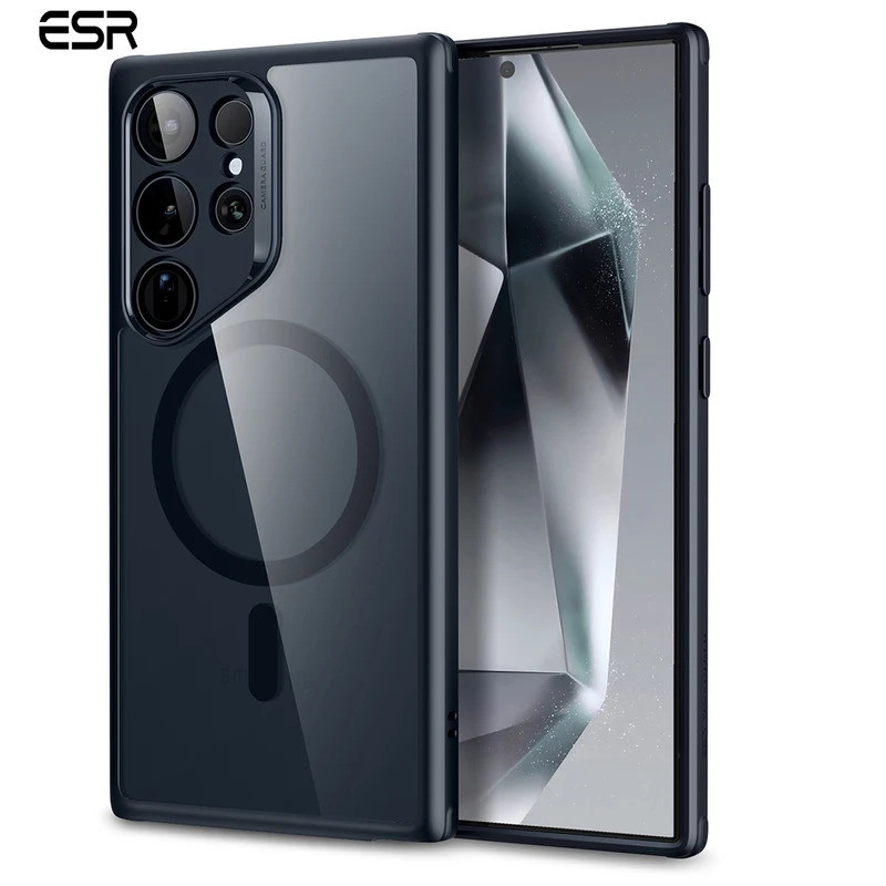 ESR สําหรับ Galaxy S25 Ultra เคสป้องกันแม่เหล็กสําหรับ Samsung S24 Ultra S25 Plus คลาสสิกทหาร-เกรดปก