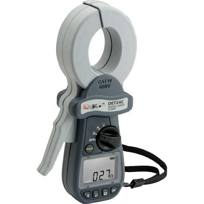 ในสต็อกของแท้ DET14C/DET24C Digital Clamp Multimeter เครื่องทดสอบความต้านทานพื้นดิน