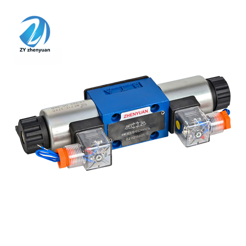 ร้อนขายไฟฟ้าไฮดรอลิก 4WE 4WE3 4WE4 4WE6 4WE10 4WEH Series 4WE10M5X/EG24N9K4/M R900500932 โซลินอยด์วา