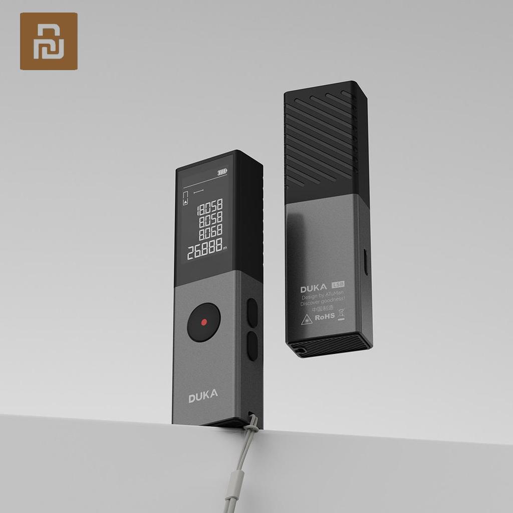YouPin Duke LSB เลเซอร์เรนจ์ไฟ 50M ความถี่สูงแสงสีเขียวไม้โปรแทรกเตอร์ดิจิตอล Inclinometer มุมระยะไกล Delay วัด