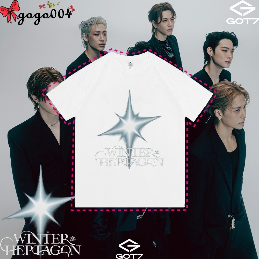 GOT7 Band'winter Heptagon'the Music Album T-Shirt Suitable For Both Men And Women Does
