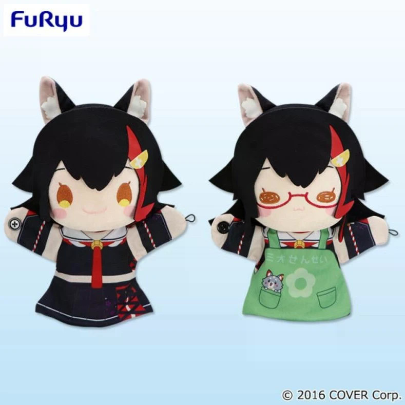 ของแท้พร้อมสต็อก Furyu hololive Virtual Anchor Ogami Mio ตุ๊กตาหุ่นมือ