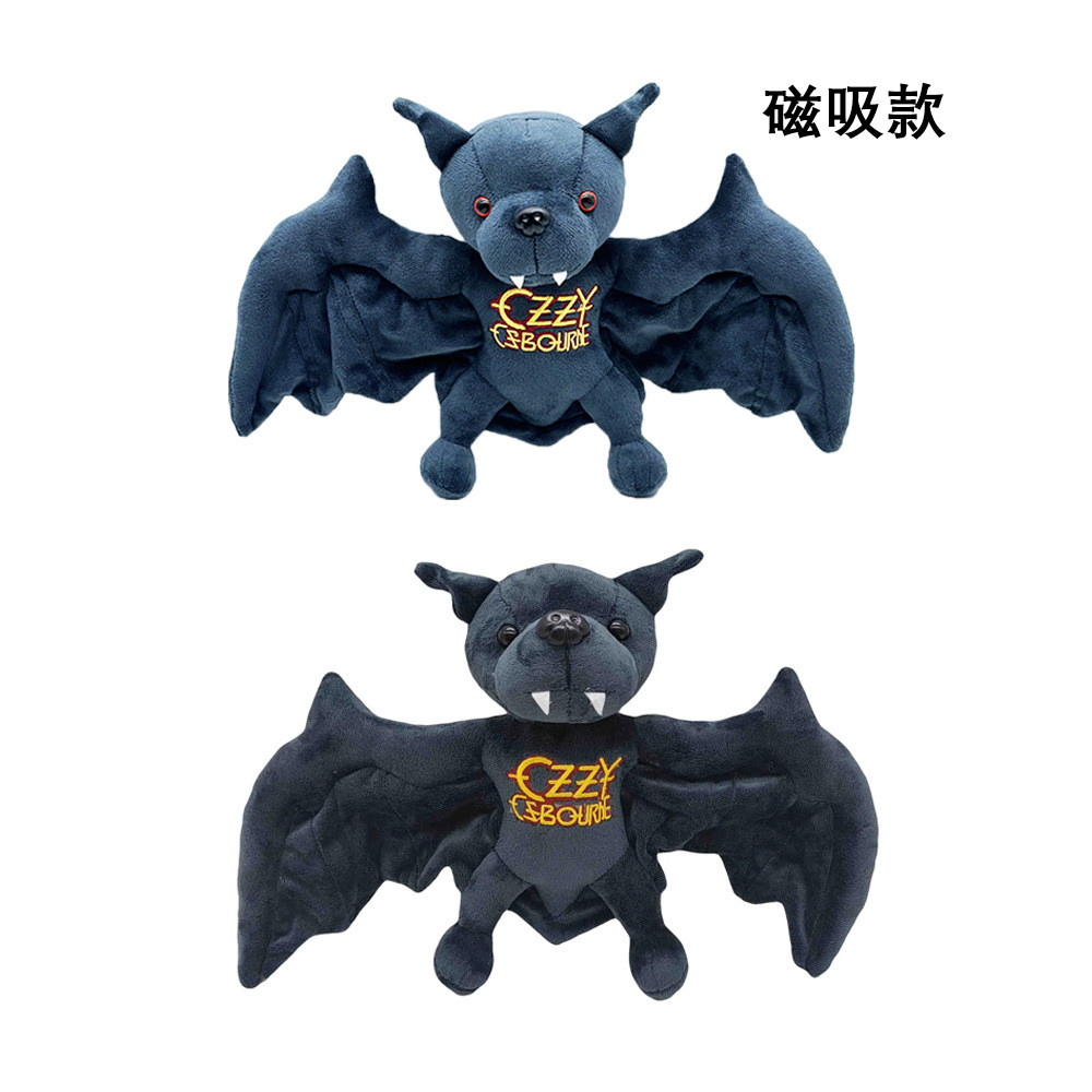สินค้าใหม่ Ozzy Osbourne Bat Plush Oz Osbourne ตุ๊กตาค้างคาวแม่เหล็ก
