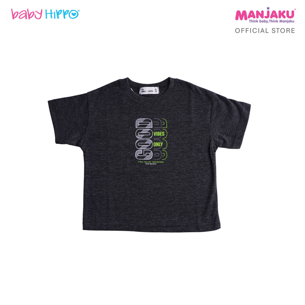 B.HIPPO S/S TOP (HTT1125-10251) - GOOD VIBES ONLY