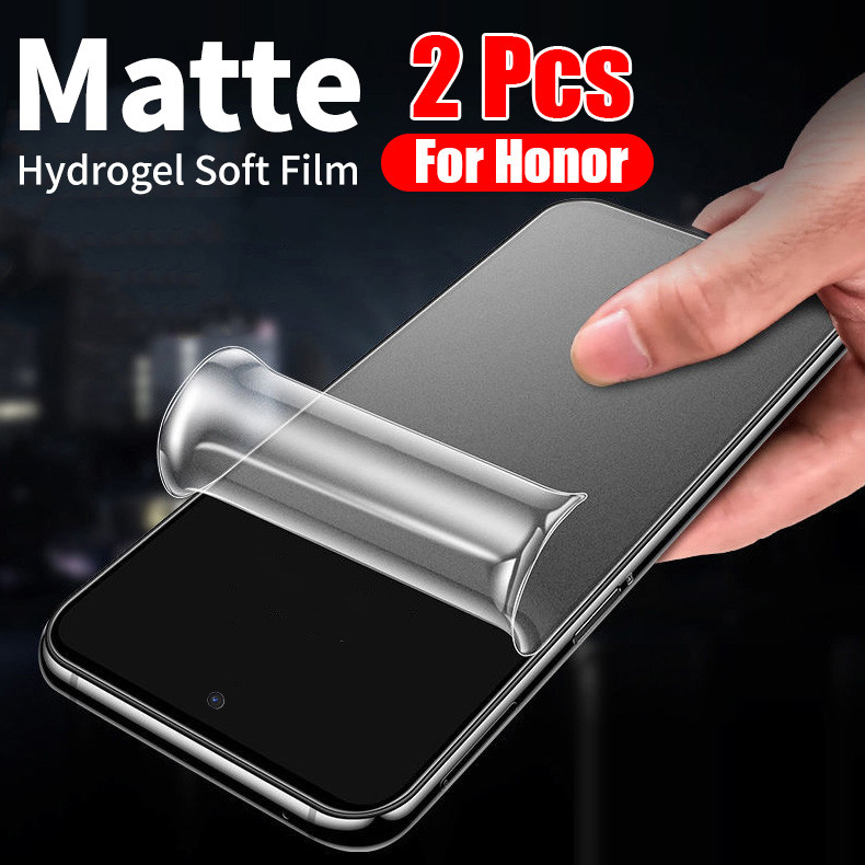 ฟิล์มไฮโดรเจลแบบนิ่มเนื้อด้านสําหรับ HONOR 400 300 200 X9D X9C X9B X8 X8B X7D X7C X7B Magic 7 6 5 4 Pro