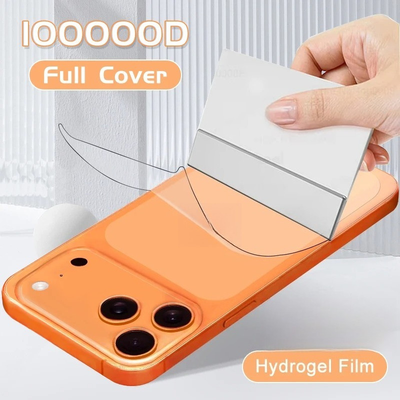 2in1 Hydrogelฟิล์มสําหรับApple iPhone 17e 17 Air Pro Max Anti-Scratchโทรศัพท์ด้านหน้า + Back Screen 