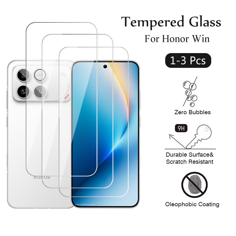 1-3 PCS สําหรับ Honor Win กระจกนิรภัยสําหรับ Honor Win RT 500 Pro 400 Lite สมาร์ท 500 400 X70 X70i X