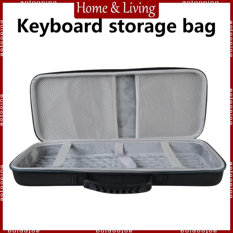 AOTO กระเป๋าเดินทางกันน้ําสําหรับ AULA S98 S99 คีย์บอร์ดคอมพิวเตอร์กระเป๋าตาข่าย