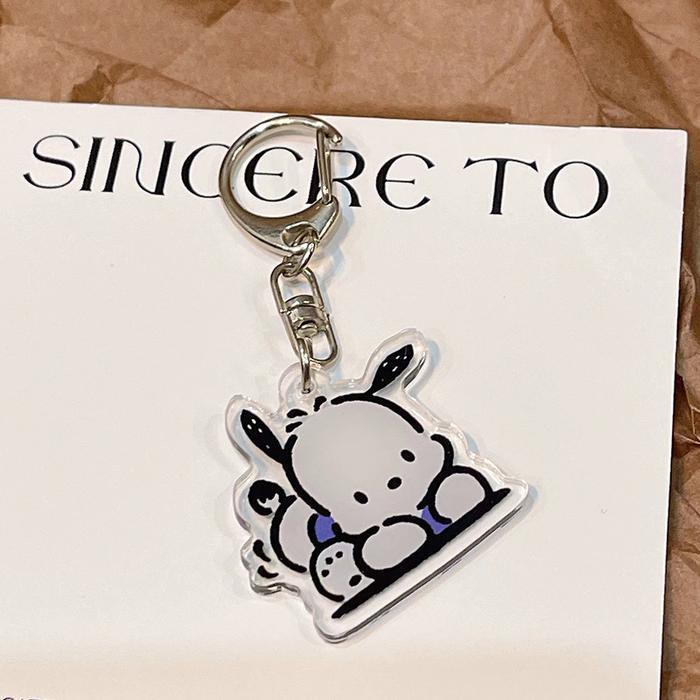 [Yybooklu]COD Patcha Dog Key Chain อะคริลิคกระเป๋านักเรียนจี้ปากกากระเป๋าตกแต่งของขวัญวันเกิดน่ารัก 