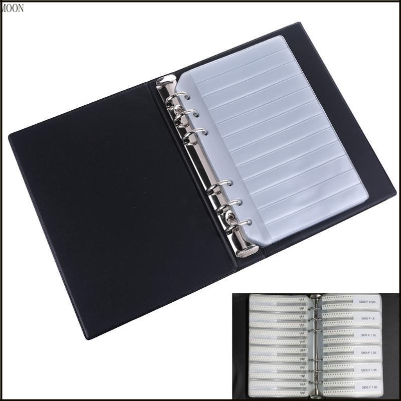 MOON Blank Book 0201 0402 0603 0805 1206 SMD Resistor Book Capacitor Resistance Package Component Sa