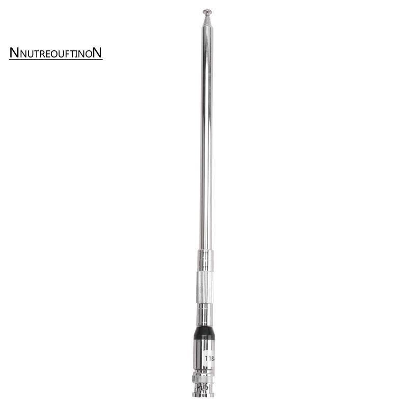 [ขายร้อน N]118-136MHZ BNC Telescopic Antenna กําไรสูงเสาอากาศ Airband สําหรับ TH-28A TH-48A TH-78A ค
