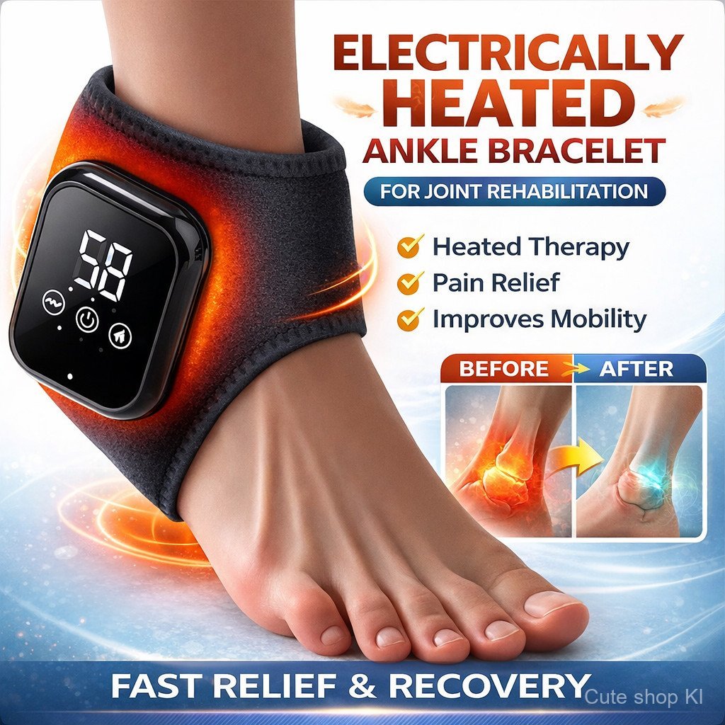 ✨Relax Ankles✨Ankle Massager Rehabilitation Vibrating Massage 电加热护脚踝按摩器/Electric Heating Ankle Massa