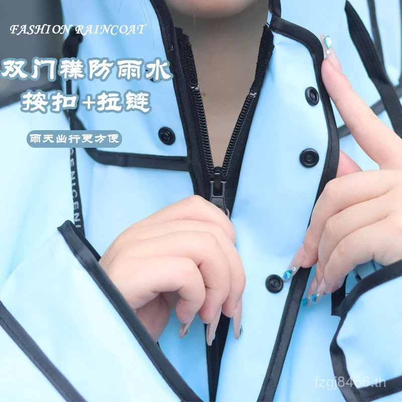 เสื้อกันฝนแบบสวมพร้อมไฟ LED สำหรับชายและหญิง thumbnail 5