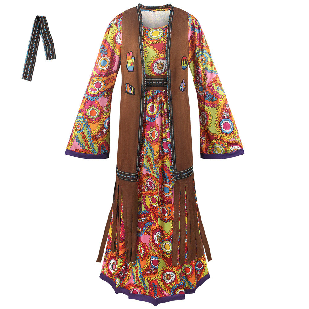 ชุดคอสเพลย์ฮิปปี้ย้อนยุค 70s ธีมเทพธิดาชนเผ่า