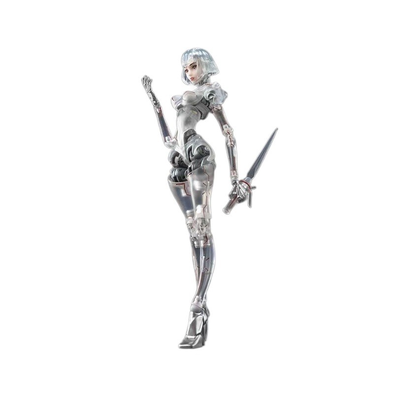 AI Agent Lady Type C1 รุ่นโปร่งใส 1/12 Articulated Action Figure Gu Shell Studio ของเล่น