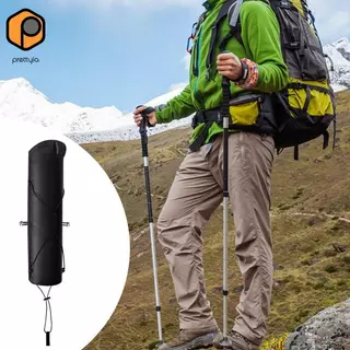 Prettyia Trekking Pole Carry Bag น้ำหนักเบา กันน้ำ โพลีเอสเตอร์ พับได้ เหมาะสำหรับการเดินป่าและใช้เป็นอุปกรณ์เสริม