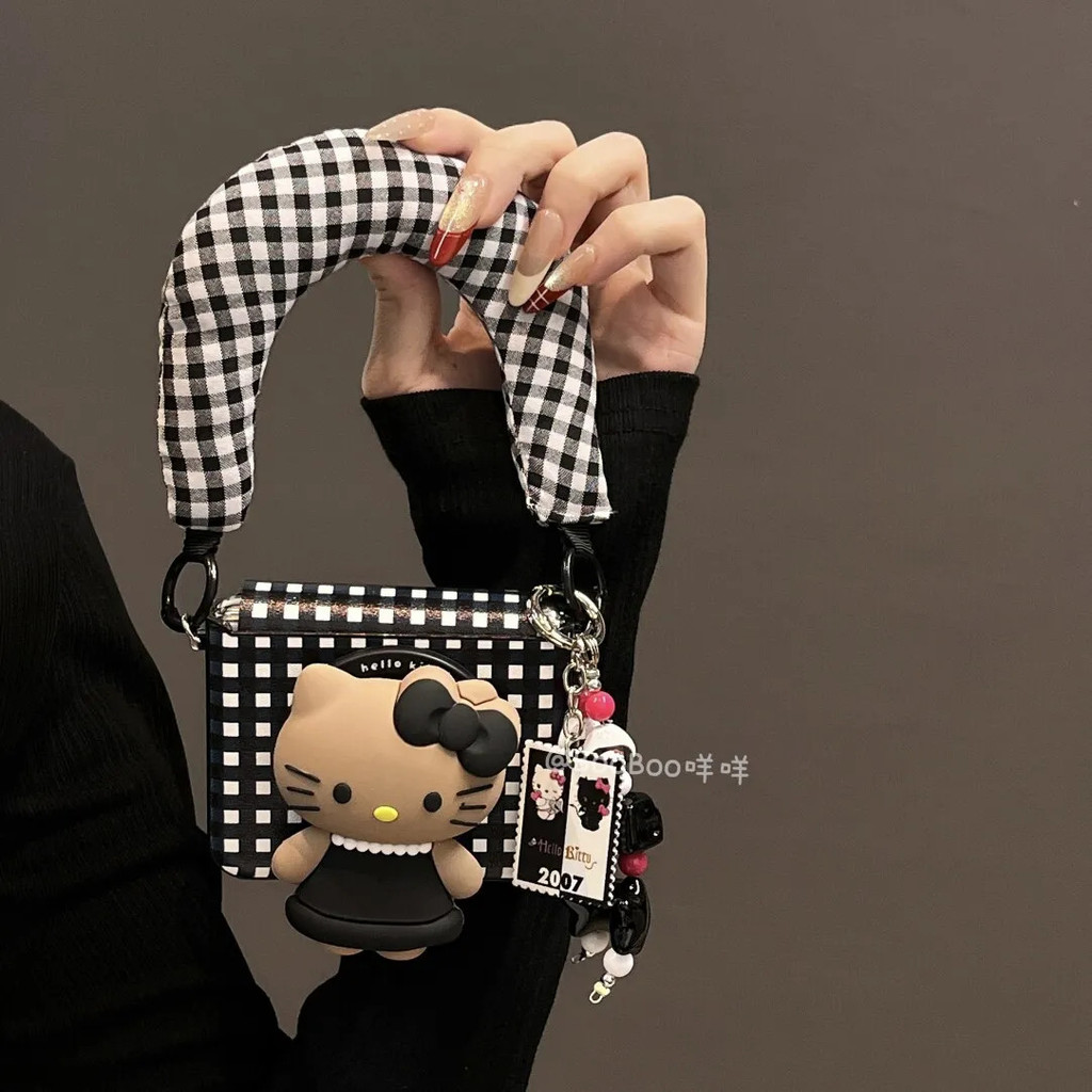 SAMSUNG Luxury Magnetic kitty cat Standเคสโทรศัพท์สําหรับSamsung z Flip 7 6 5 Xiaomi Mix Flip/Oppoค้