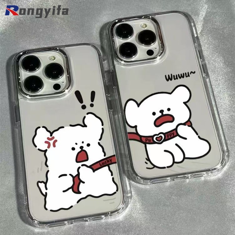 การ์ตูนสุนัขคู่เคสโทรศัพท์สําหรับVivo IQOO Z10 Z10X Z9 Turbo + Z9X Z9s Pro U5E U5X U5 U3 U3X Z5X Z3 